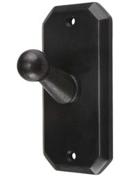 Solid-Bronze Bath Hook with Angular Plate.